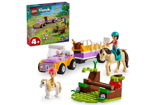 Friends Rimorchio con cavallo e pony