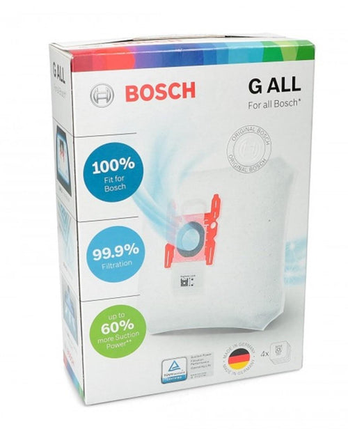 BOSCH 4 SACCHETTI TIPO G ASPIRAPOLVERE IN CARTA 17000940