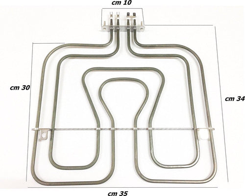 RESISTENZA SUPERIORE FORNO TIPO REX ELECTROLUX ZANUSSI W 800 +1650 OM RS 39