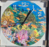 OROLOGIO DA PARETE DIAM. 30 FIORI COMPLEANNO REGALO FESTA DELLA MAMMA/ DONNA