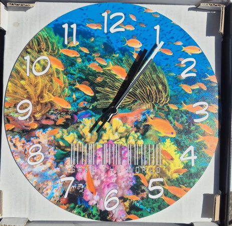 OROLOGIO DA PARETE DIAM. 30 FIORI COMPLEANNO REGALO FESTA DELLA MAMMA/ DONNA