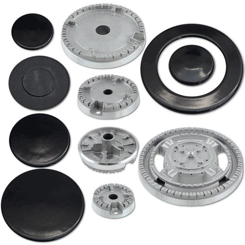 BOSCH SPARTIFIAMMA SMALTATI NERI LUCIDI BRUCIATORI CORONA KIT B 3219 + B 0239