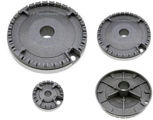 BEKO / DELONGHI / ELBA 4 BRUCIATORI ALLUMINIO CUCINA A GAS 4 PZ 2 MEDI B 0239