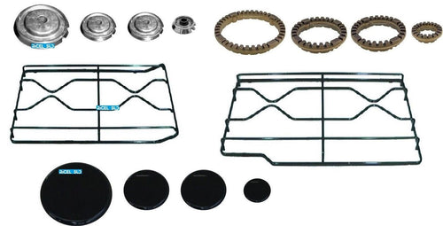 KIT RINNOVO ADATTO ARISTON X PF640 GRIGLIE + BRUCIATORI COMPLETI P 0256 S 231