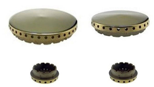 SPARTIFIAMMA PER CUCINA A GAS ADATTI A NARDI IN OTTONE 2 FORNELLI PICCOLI L 3601