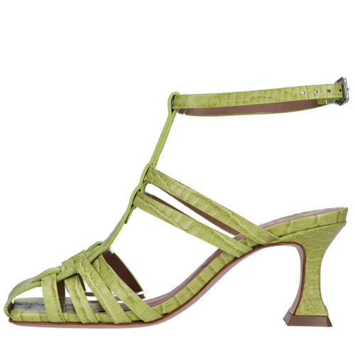 VICENZA Scarpe con Tacco Verde da donna