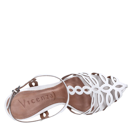 VICENZA Scarpe con Tacco Bianco da donna