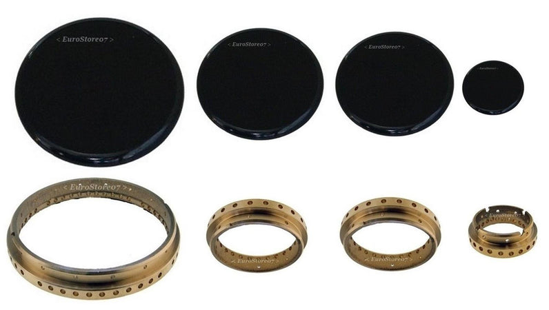 SPARTIFIAMMA SAMET PIATTINO SMALTATO + ANELLO CUCINA GAS 2 FORNELLI MEDI S 4716