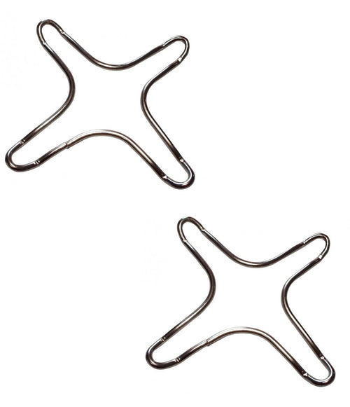 2 PZ RIDUZIONE GRIGLIA CUCINA A GAS COLORE INOX UNIVERSALE PER CAFFE PICCOLA