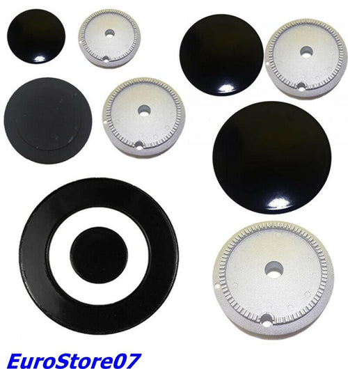 REX ELECTROLUX KIT PIATTELLI SPARTIFIAMMA + 4 BRUCIATORI + CORONA 5 FUOCHI S4445