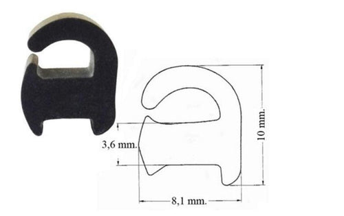 ARISTON INDESIT / SMEG / GOMMINO ANTIGRAFFIO PER GRIGLIA CUCINA GAS 4 PZ P0001