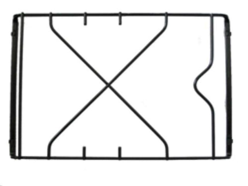 INDESIT GRIGLIA PER CUCINA A GAS NERA centrale CM 39,8 X 22,6 P 2767