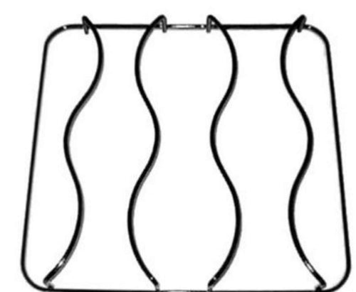 GRIGLIA NERA CUCINA GAS ADATTA BOMPANI BOREAL 1 FUOCHI CM 37 x 35 P 0466