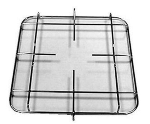 GRIGLIA COLORE INOX CUCINA GAS ADATTA BOMPANI BOREAL 1 FUOCO CM 36 x 35 F 0403