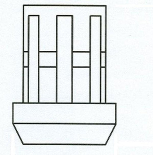 GOMMINO ANTIGRAFFIO PER GRIGLIA CUCINA A GAS FITTINGS- FOSTER COD P0003 4 PZ