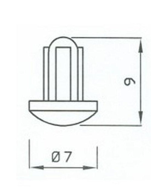 GOMMINO ANTIGRAFFIO PER GRIGLIA CUCINA GAS 4 PZ ARISTON INDESIT COD P006