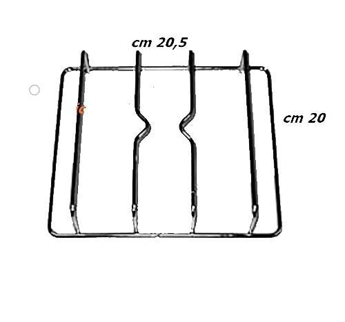 SAMET GRIGLIA PER CUCINA 1 FUOCO COLORE INOX CM 20,5 x 20 F 4711