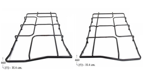 REX ZANUSSI ZOPPAS CASTOR 2 GRIGLIE 2 FUOCHI CUCINA GAS 46 X 27,2 P 4472 / 4473