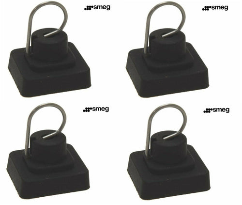 4 GOMMINI SMEG GRIGLIE PIANO COTTURA PARACOLPI NO GRAFFI 694010259