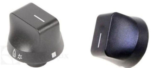 REX ELECTROLUX ZOPPAS 1 MANOPOLA NERA CUCINA PIANO COTTURA M 4460