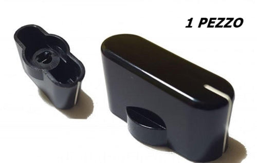 SMALVIC MANOPOLA CUCINA COLORE NERO 1 PEZZO FORO INNESTO 6 MM M 5228