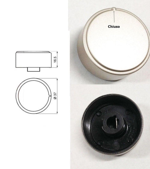 ARISTON MANOPOLA FORNO PIANO COTTURA COLORE SILVER 1 PZ C00111686 ADATTA M 0235