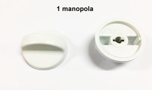 MANOPOLA CUCINA A GAS UNIVERSALE BIANCA PASSO MM 6 GAMBO INCASS- 4 MM 1 PZ M7024