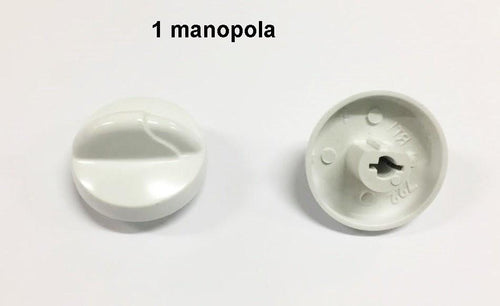 MANOPOLA CUCINA GAS UNIVERSALE BIANCA PASSO MM 6 GAMBO LUNGO + 7 MM 1 PZ M 7028
