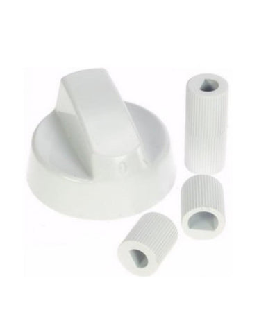 MANOPOLA PER CUCINA A GAS UNIVERSALE BIANCA PASSO 6 - 8 MM 1 PEZZO