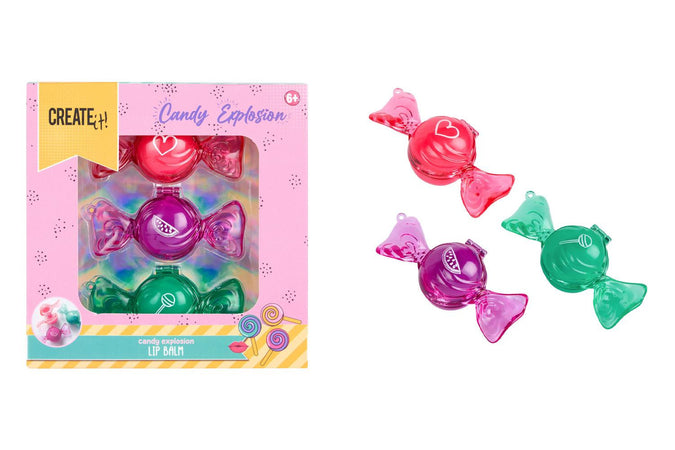Create it Candy Caramelle Lip Balm 3pz