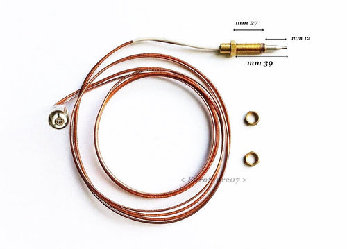 TERMOCOPPIA ATTACCO A CLIP UNIVERSALE CUCINA STUFA CALDAIA LUNGA CM 100 TC 10