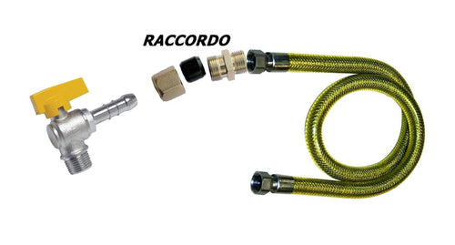 RACCORDO PORTAGOMMA GAS UNIVERSALE PER TUBO IN ACCIAIO INOX CDR 44303300