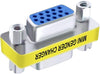Mini Gender Changer VGA DB 15 poli HD F/F