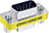 Mini Gender Changer VGA DB 15 poli HD M/F