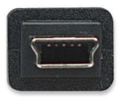 Cavo USB 2.0 A maschio/mini B 5 pin maschio 4,5 m Nero