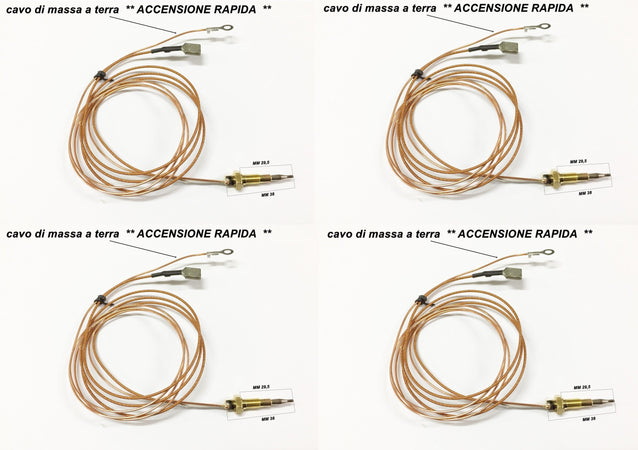 GLEM GAS FOSTER REX ELECTROLUX ZANUSSI AEG 4 TEMOCOPPIE FORNELLO A GAS TC 37