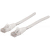 Cavo di rete Patch in Rame Cat. 5e Bianco UTP 0,5 m