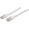 Cavo di rete Patch in Rame Cat. 5e Bianco UTP 3 m