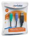 Adattatore USB a doppio PS/2