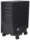 Supporto per PC in Plastica HIPS Regolabile Colore Nero