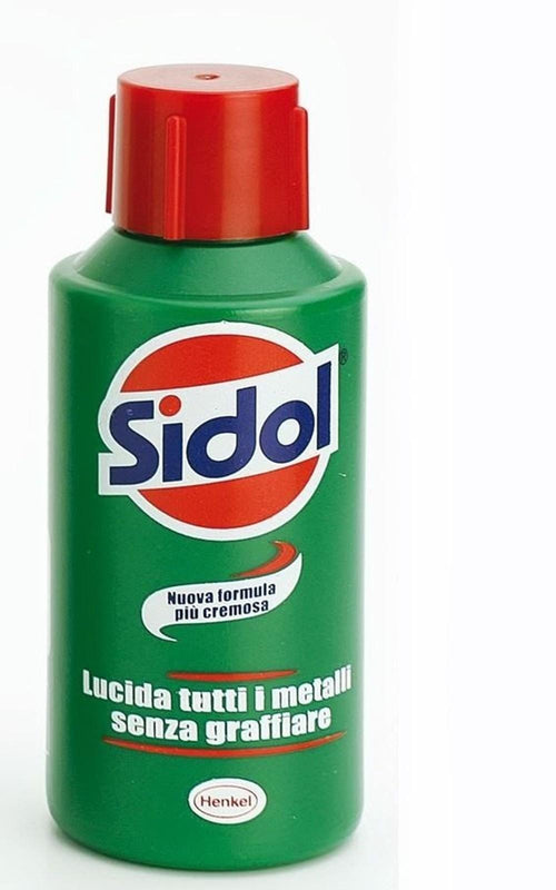 SIDOL ML 75 CREMA PER PULIRE TUTTI I METALLI HENKEL OTTONE-RAME-FERRO FERR 55185