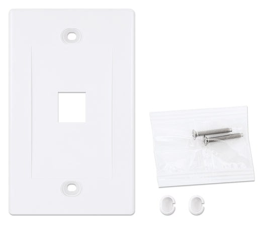 Placca Porta Frutti 1 Posto Mod.503 Bianco