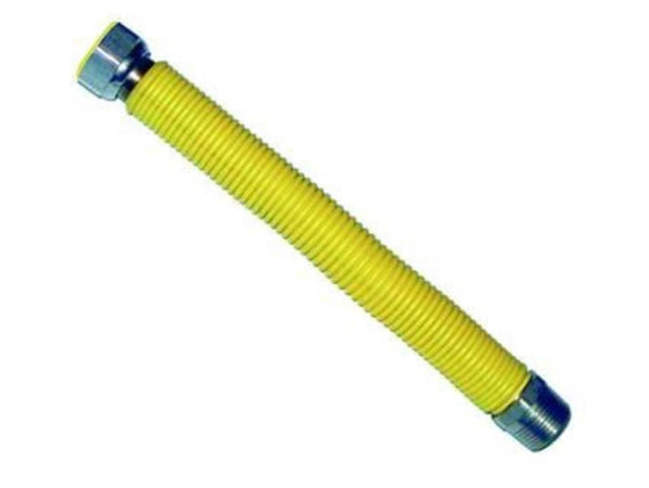 TUBO GAS ACCIAIO INOX MM 200/400 ESTENSIBILE PASSO 1/ 2 FEM / MASC FER 332163