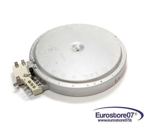 PIASTRA ELETTTRICA EGO 10.78431.004 1700W Ø175MM PIANO COTTURA VETRO OM COK048UN