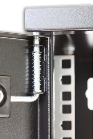 Armadio Rack 19'' a muro 10 unit&agrave prof. 400 Nero Assemblato