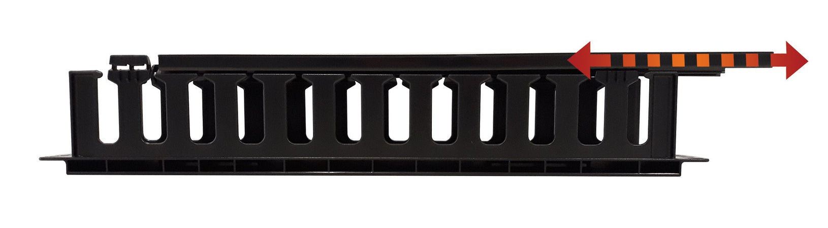 Pannello Passacavi 19'' 2U con Coperchio
