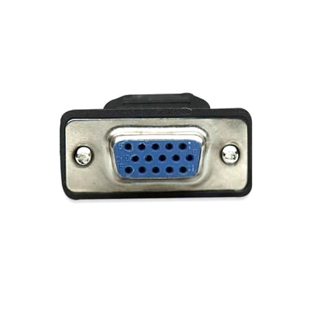 Cavo prolunga monitor SVGA standard M/F 7,5 mt NERO