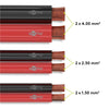 Cavo Audio per diffusori acustici Nero/rosso 2,5 mm² matassa 100mt