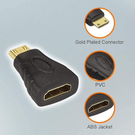Adatattore da Mini HDMI Maschio a HDMI Femmina
