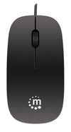 Mini Mouse Ottico USB Silhouette Cavo 1,2m Nero